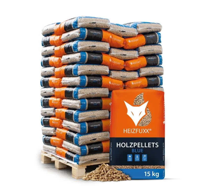 fourmigroup heizfuxx holzpellets blue 15kg x 65 sack 975kg palette fourmigroup heizfuxx holzpellets blue 15kg x 65 sack 975kg palette